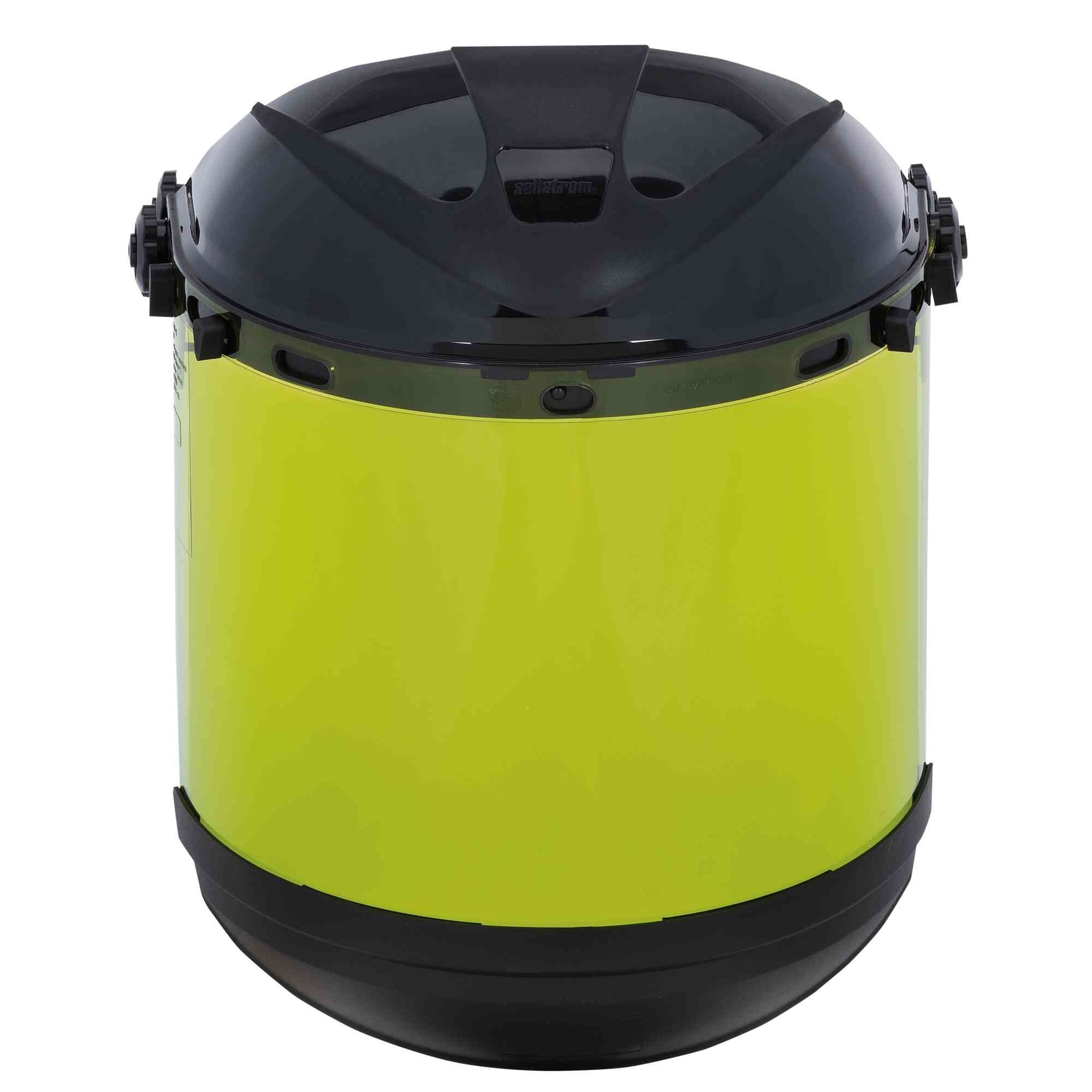 Sellstrom® - Face Shield - 312 Series - 8" x 15" x 0.60" Window - ArcFlash™ - Universal Hard Hat Adapter Headgear - Dual Crown - Model # S31201